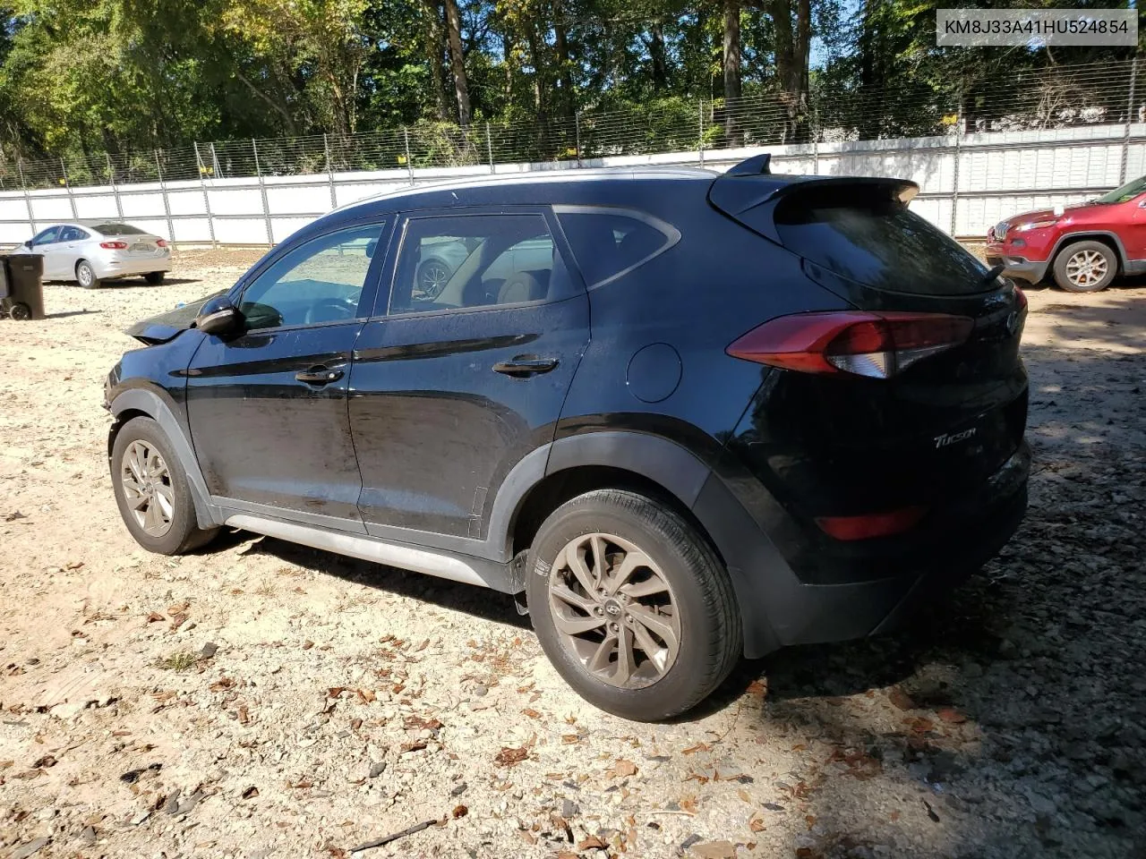 2017 Hyundai Tucson Limited VIN: KM8J33A41HU524854 Lot: 75228624