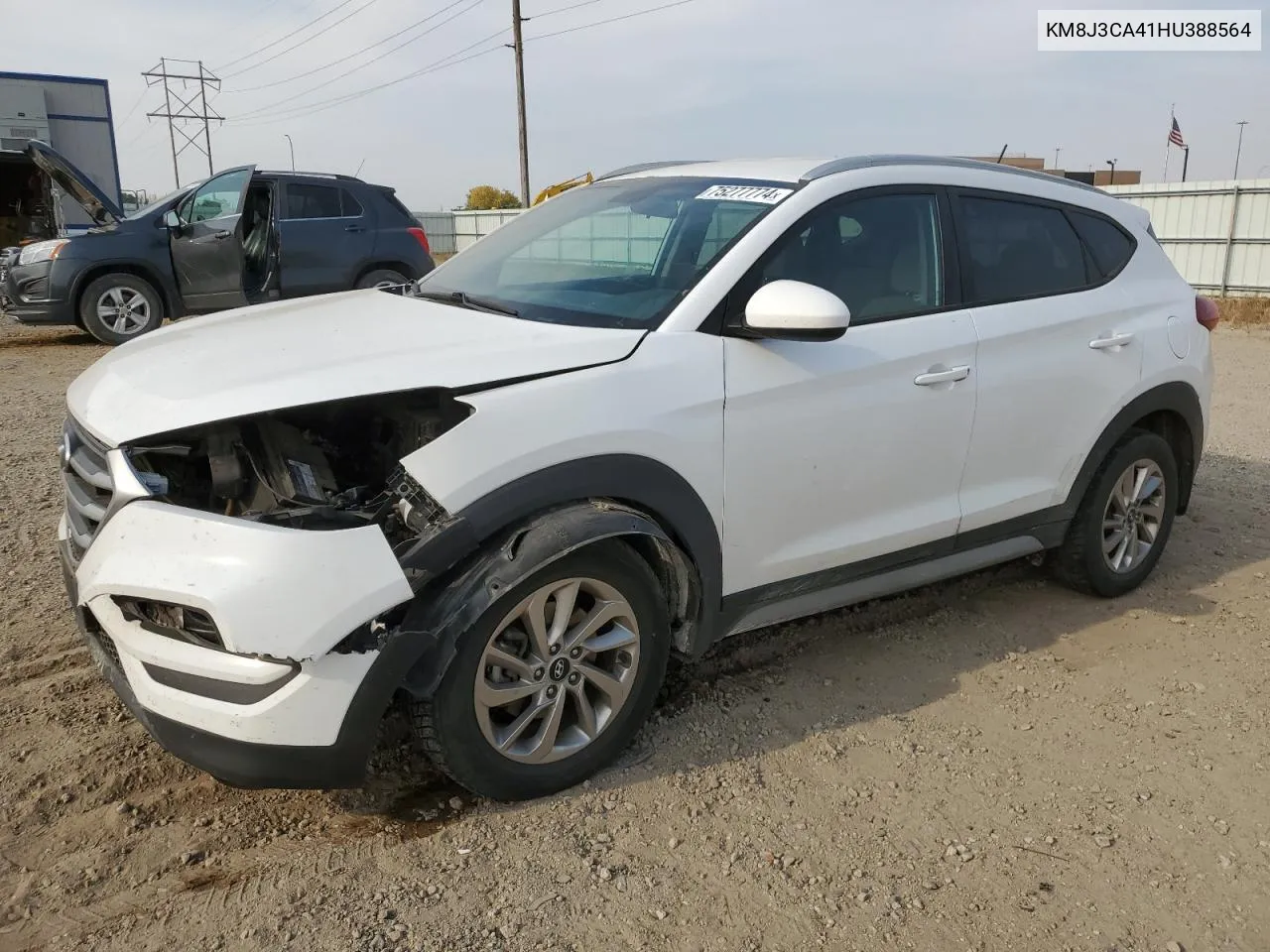 2017 Hyundai Tucson Limited VIN: KM8J3CA41HU388564 Lot: 75277774