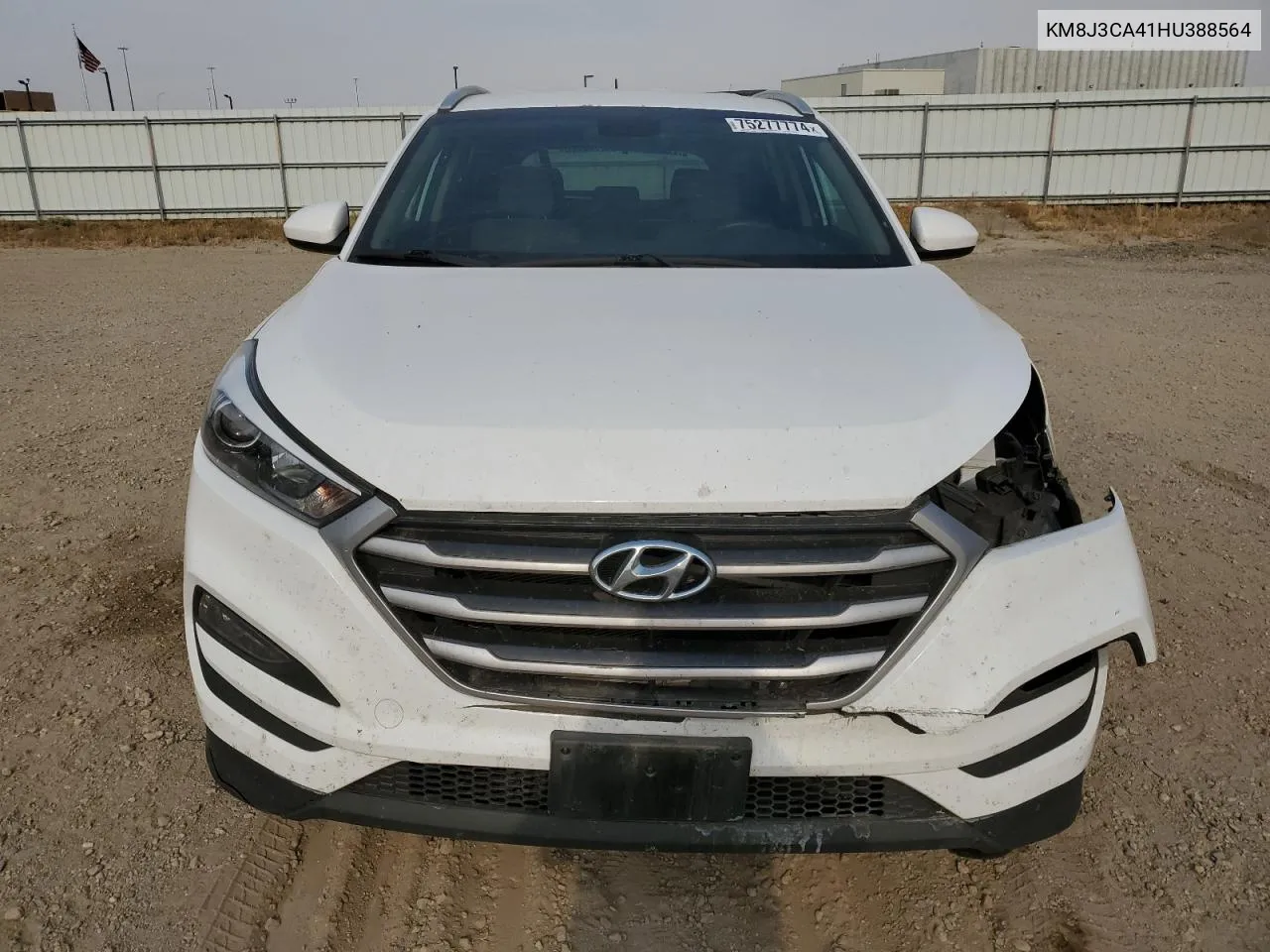 2017 Hyundai Tucson Limited VIN: KM8J3CA41HU388564 Lot: 75277774