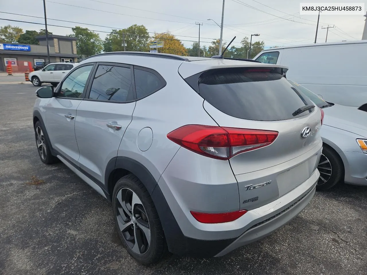 2017 Hyundai Tucson Limited VIN: KM8J3CA25HU458873 Lot: 75408774