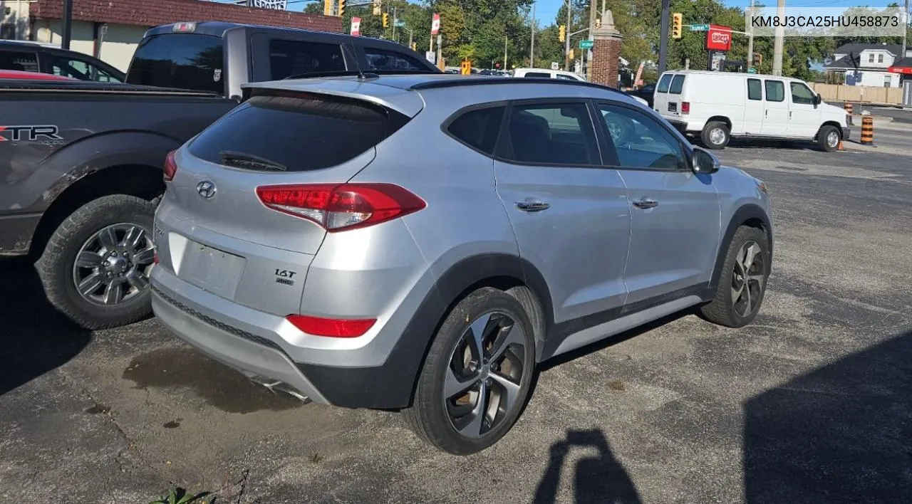 2017 Hyundai Tucson Limited VIN: KM8J3CA25HU458873 Lot: 75408774