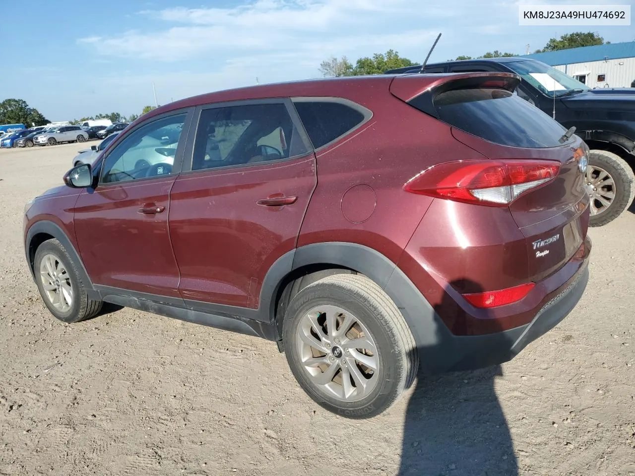 2017 Hyundai Tucson Se VIN: KM8J23A49HU474692 Lot: 75440824