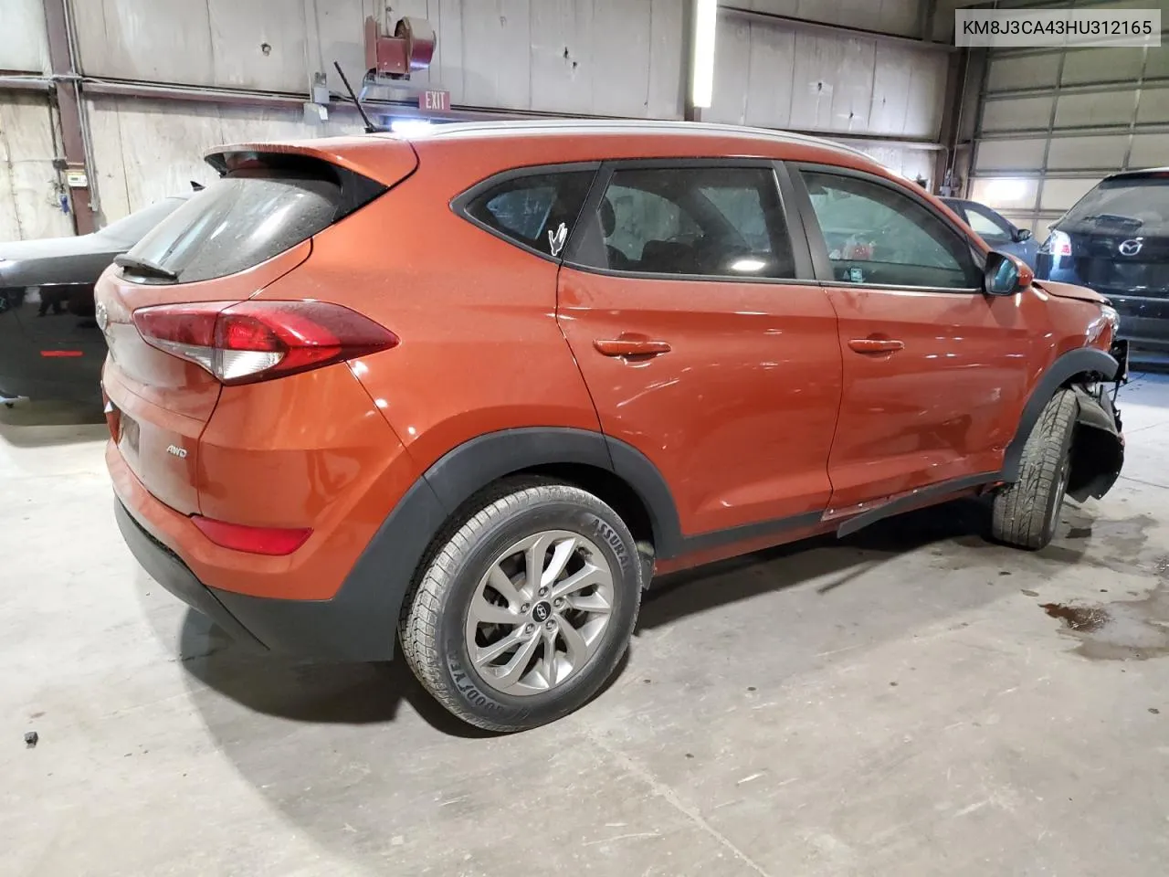 KM8J3CA43HU312165 2017 Hyundai Tucson Limited