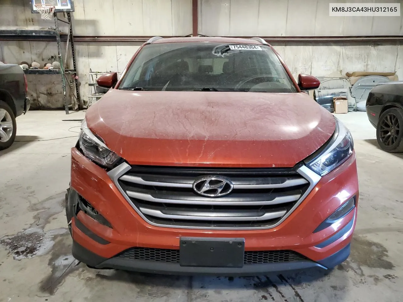 2017 Hyundai Tucson Limited VIN: KM8J3CA43HU312165 Lot: 75448304