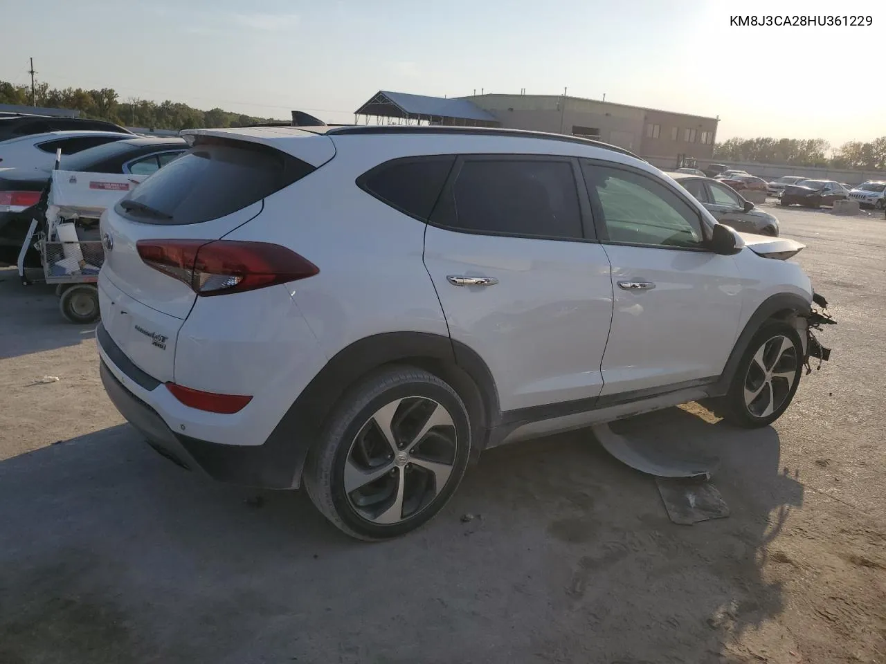 2017 Hyundai Tucson Limited VIN: KM8J3CA28HU361229 Lot: 75532564