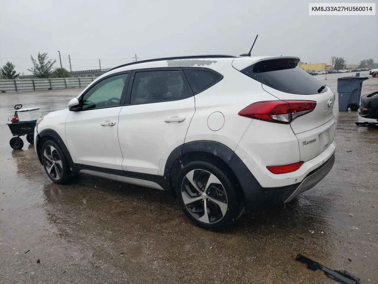 2017 Hyundai Tucson Limited VIN: KM8J33A27HU560014 Lot: 75546514