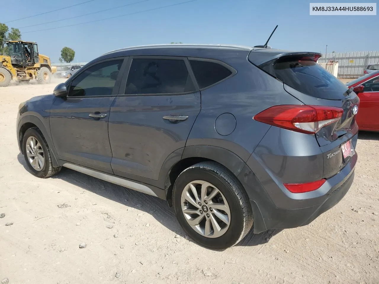 2017 Hyundai Tucson Limited VIN: KM8J33A44HU588693 Lot: 75571694