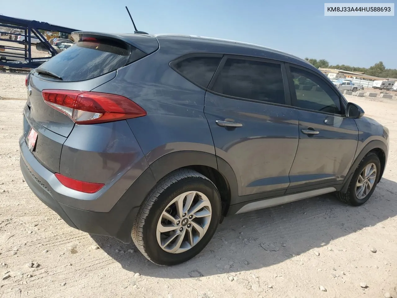 2017 Hyundai Tucson Limited VIN: KM8J33A44HU588693 Lot: 75571694