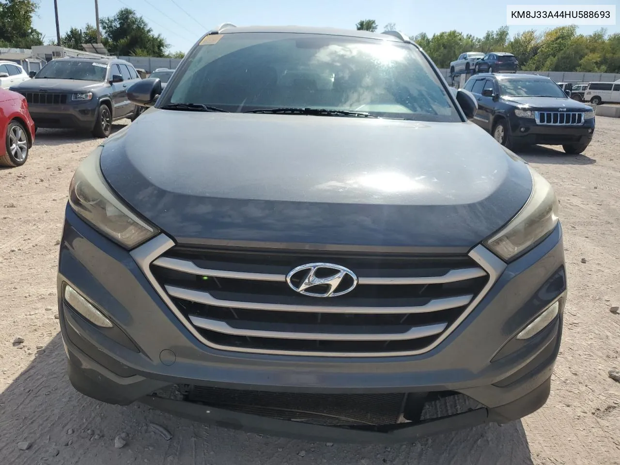 2017 Hyundai Tucson Limited VIN: KM8J33A44HU588693 Lot: 75571694