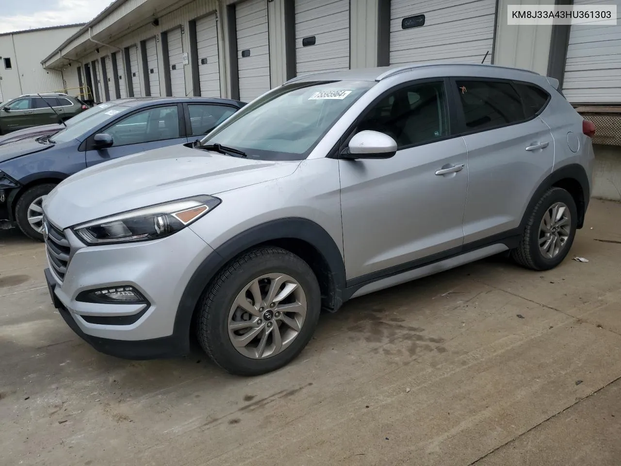 2017 Hyundai Tucson Limited VIN: KM8J33A43HU361303 Lot: 75595964