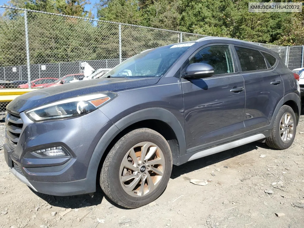 2017 Hyundai Tucson Limited VIN: KM8J3CA21HU420072 Lot: 75677514