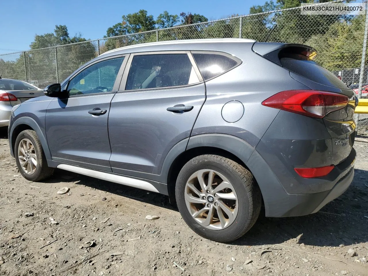 2017 Hyundai Tucson Limited VIN: KM8J3CA21HU420072 Lot: 75677514