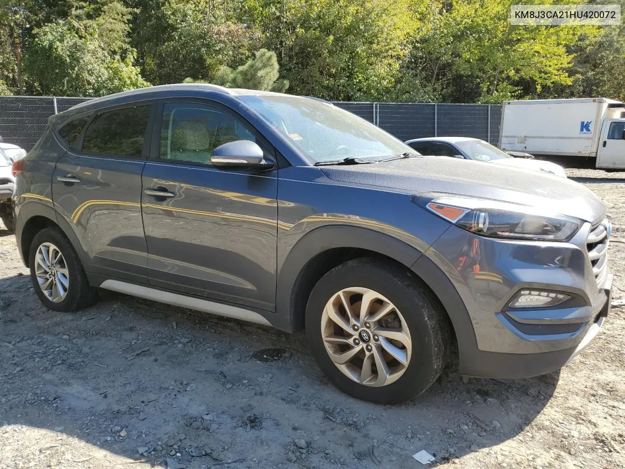 2017 Hyundai Tucson Limited VIN: KM8J3CA21HU420072 Lot: 75677514