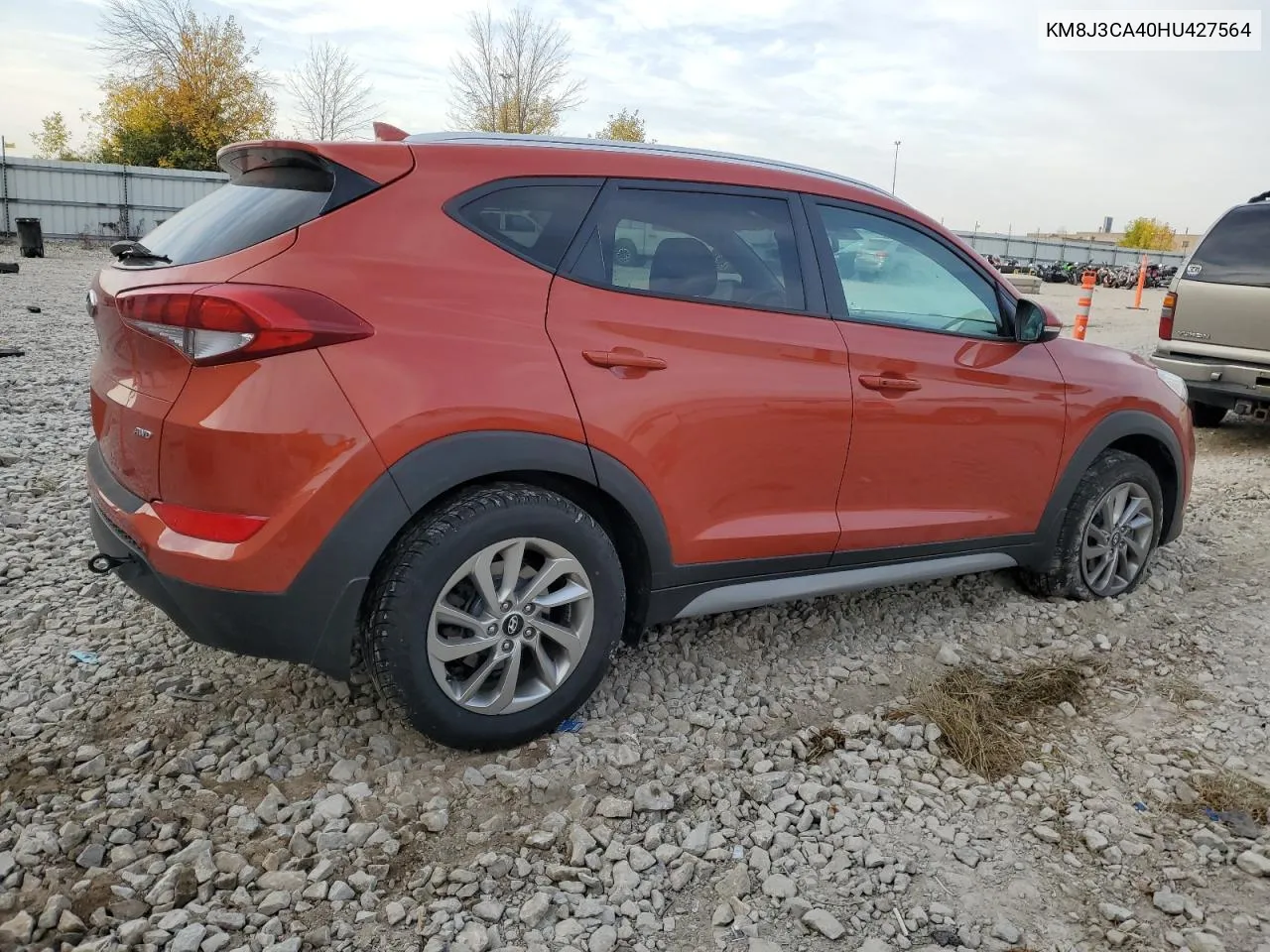 2017 Hyundai Tucson Limited VIN: KM8J3CA40HU427564 Lot: 75693774