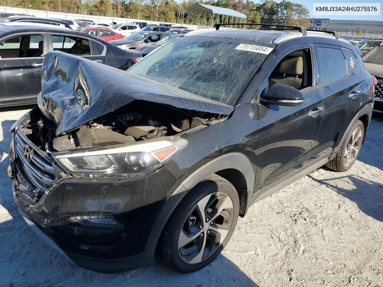 2017 Hyundai Tucson Limited VIN: KM8J33A24HU275576 Lot: 75715854