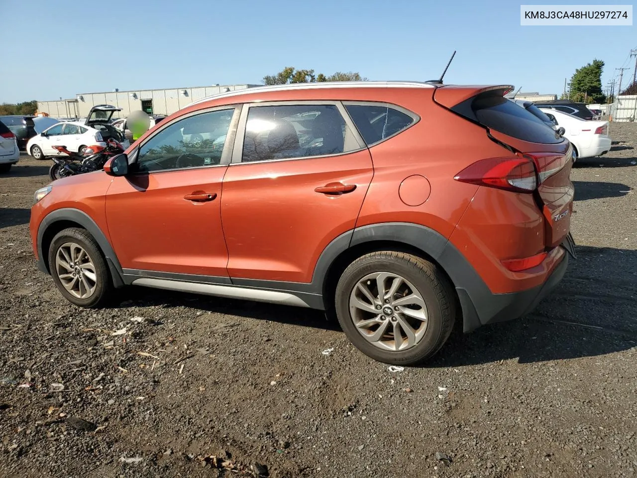 2017 Hyundai Tucson Limited VIN: KM8J3CA48HU297274 Lot: 75767894