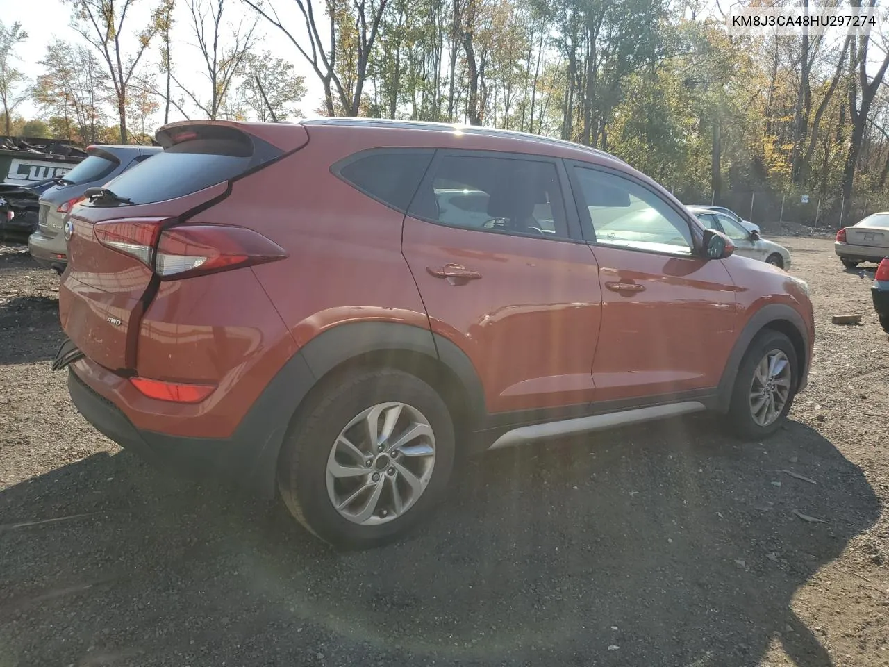 2017 Hyundai Tucson Limited VIN: KM8J3CA48HU297274 Lot: 75767894