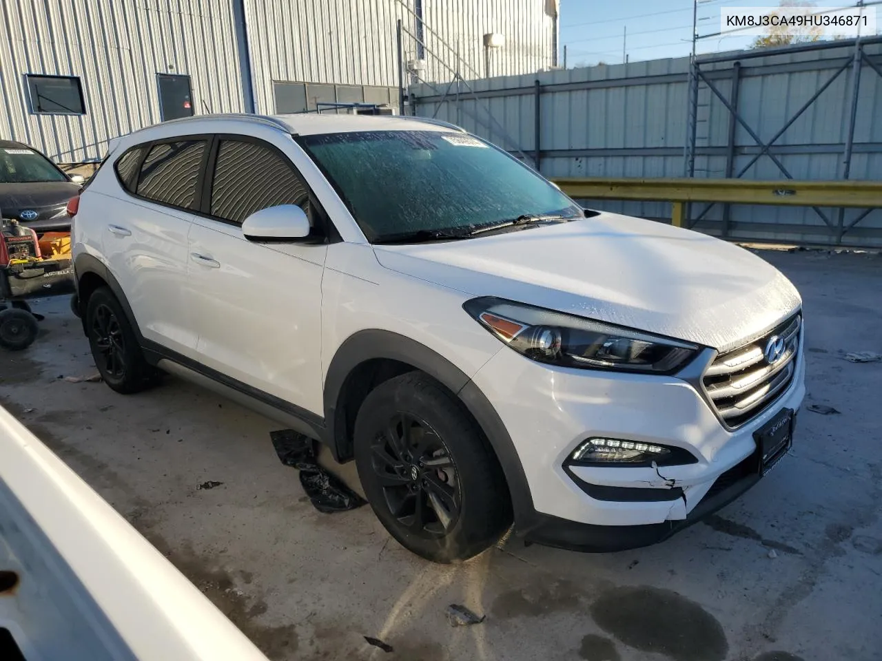 KM8J3CA49HU346871 2017 Hyundai Tucson Limited