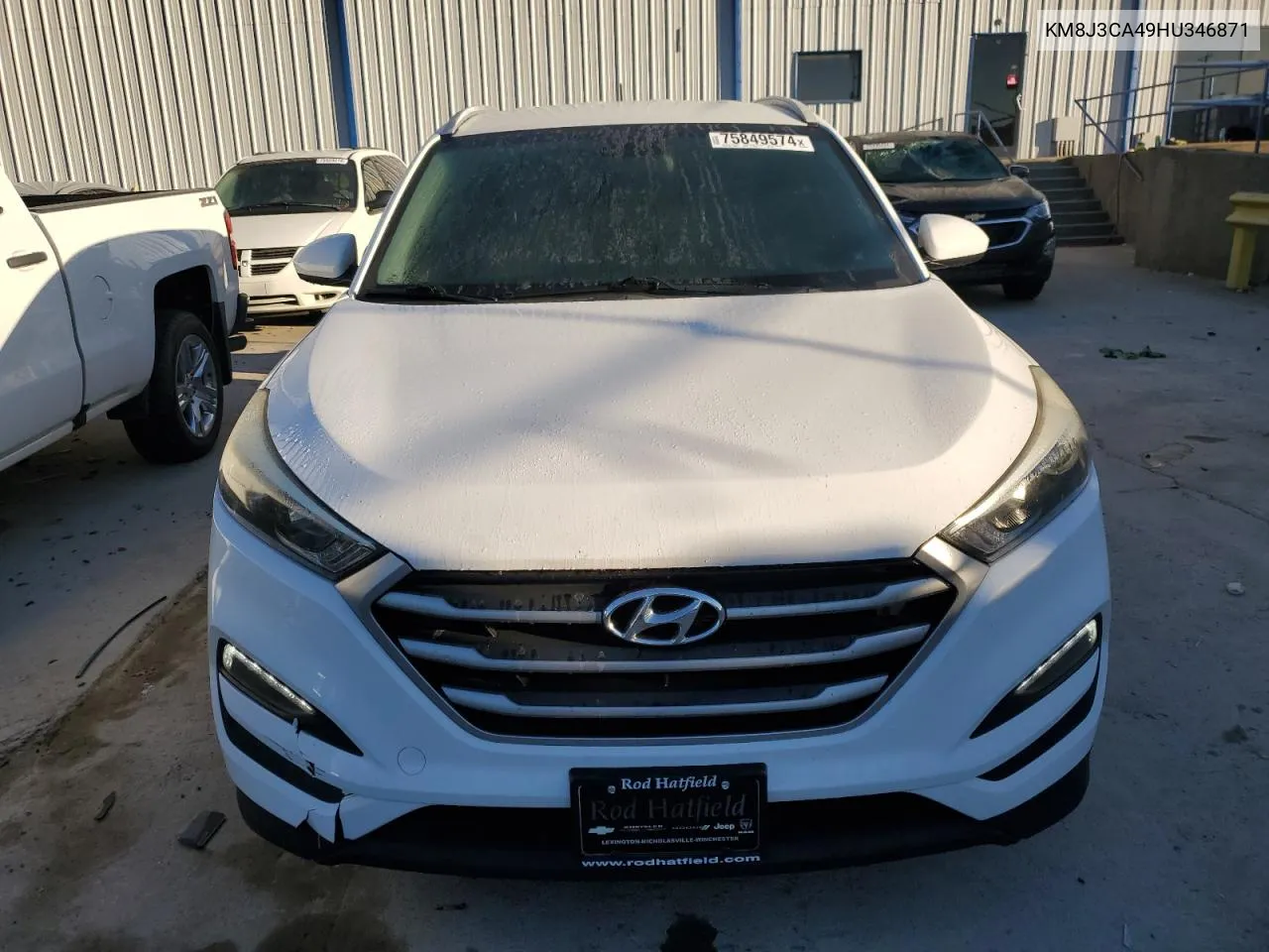 2017 Hyundai Tucson Limited VIN: KM8J3CA49HU346871 Lot: 75849574