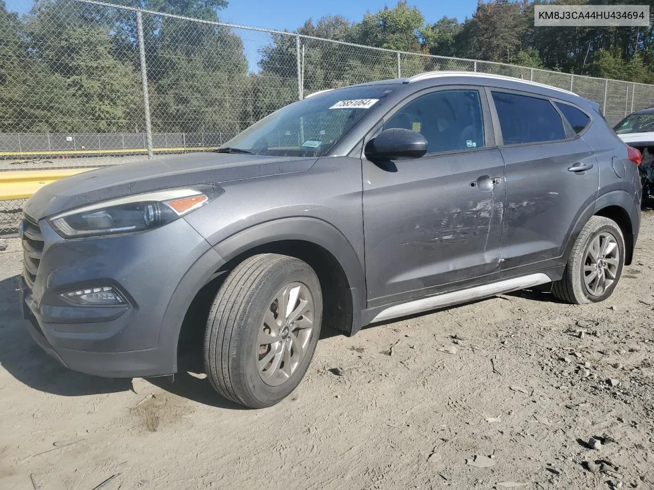 2017 Hyundai Tucson Limited VIN: KM8J3CA44HU434694 Lot: 75851064