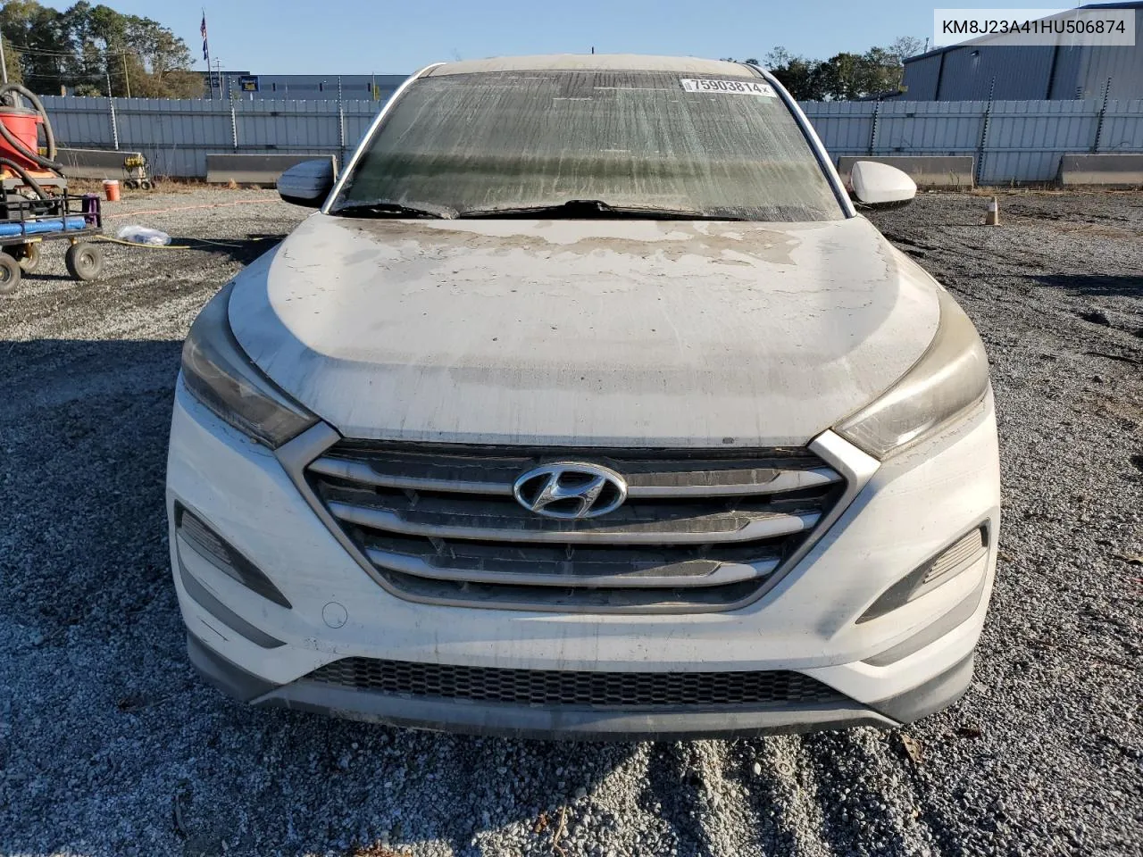 2017 Hyundai Tucson Se VIN: KM8J23A41HU506874 Lot: 75903814