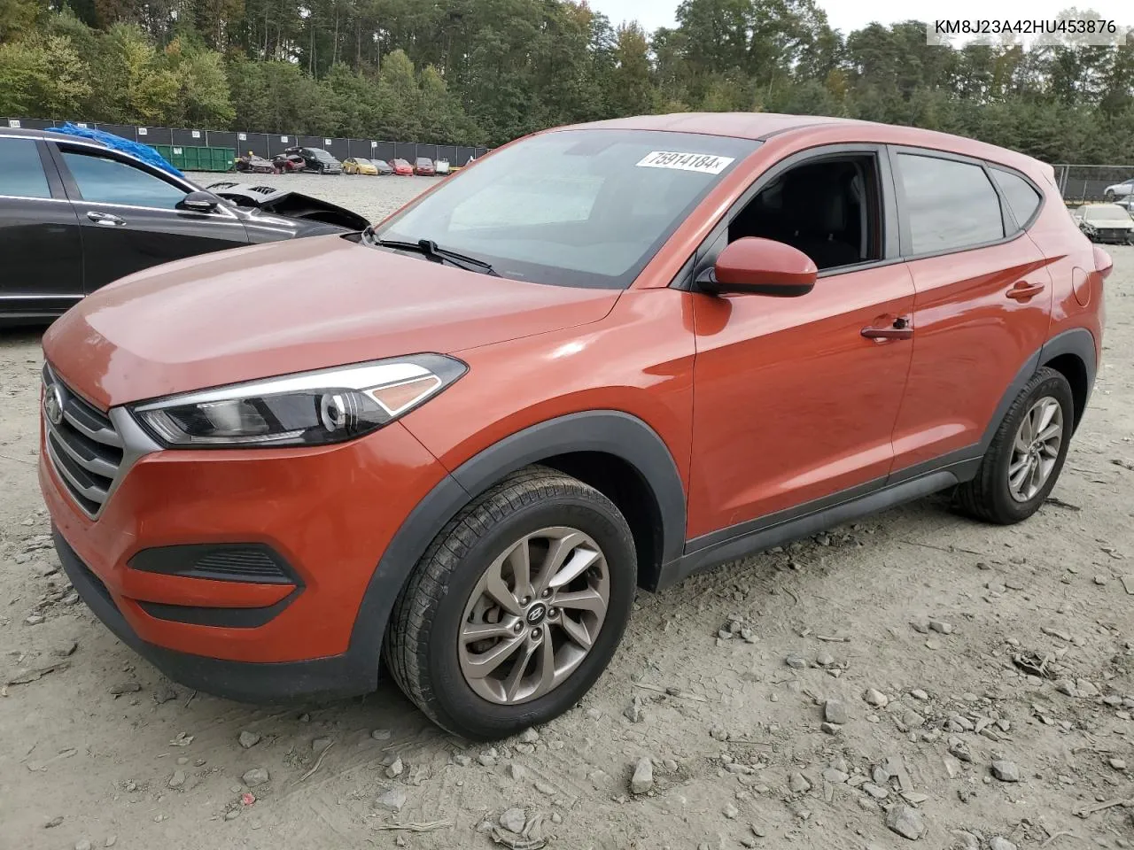 2017 Hyundai Tucson Se VIN: KM8J23A42HU453876 Lot: 75914184