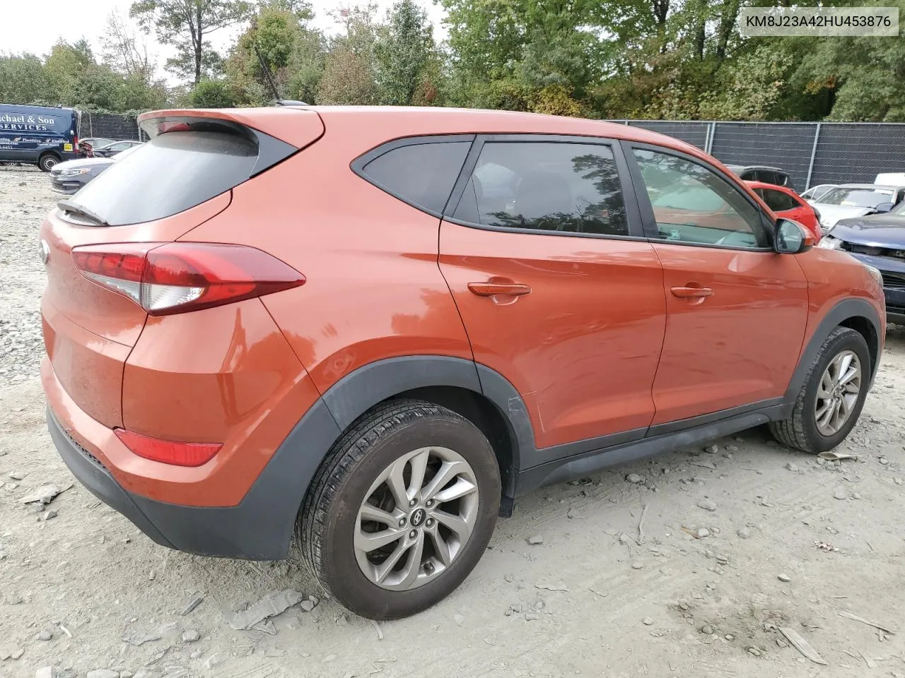 2017 Hyundai Tucson Se VIN: KM8J23A42HU453876 Lot: 75914184