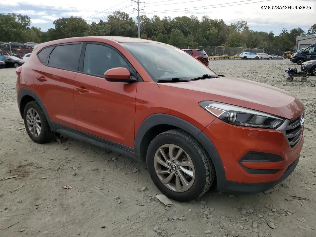 2017 Hyundai Tucson Se VIN: KM8J23A42HU453876 Lot: 75914184