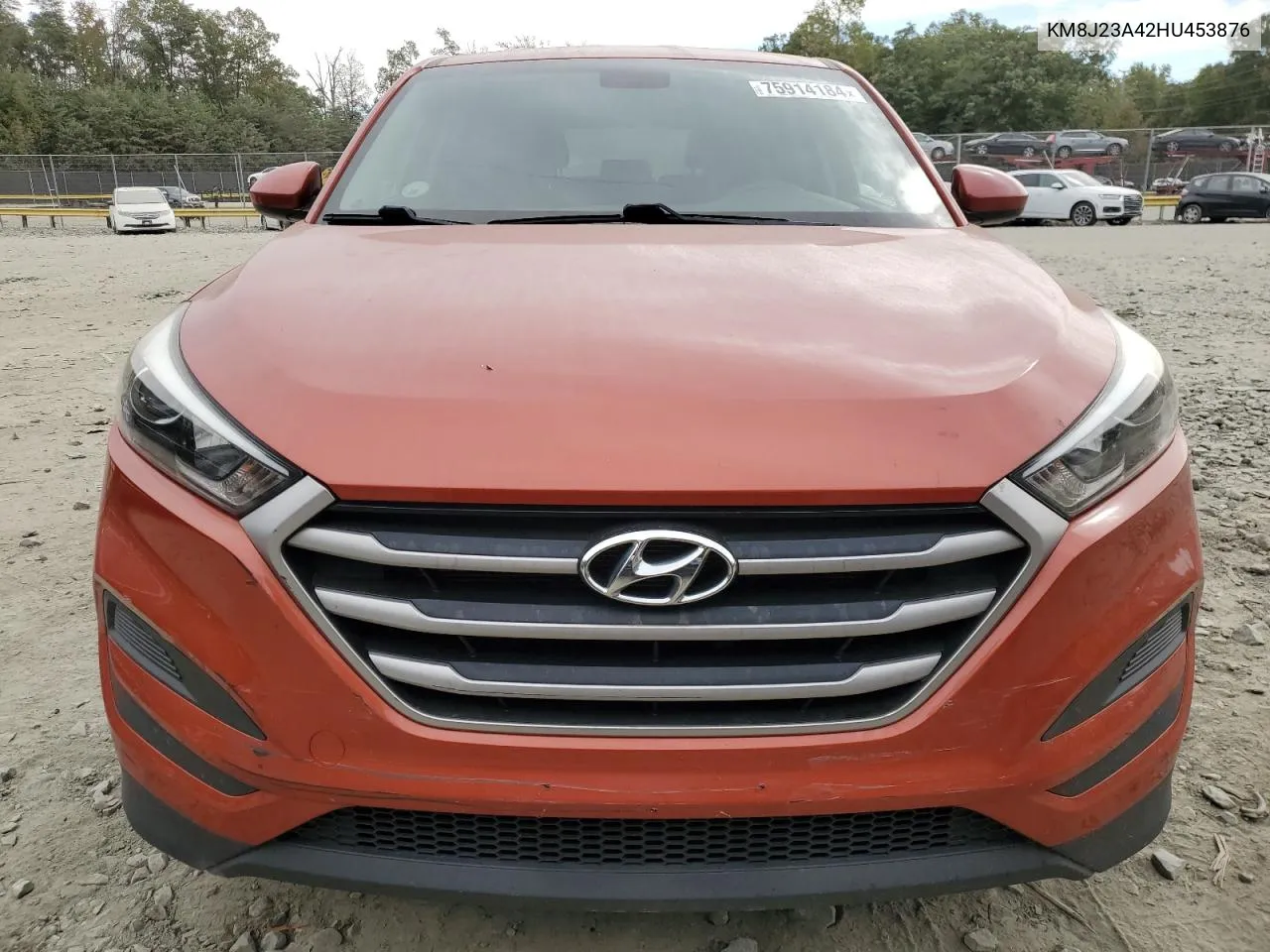 2017 Hyundai Tucson Se VIN: KM8J23A42HU453876 Lot: 75914184