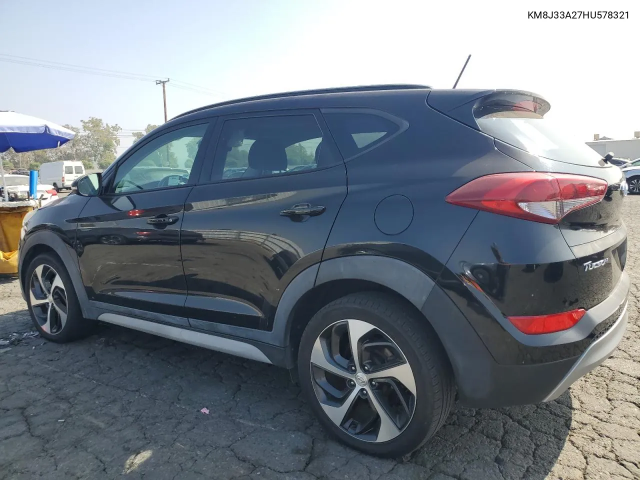 2017 Hyundai Tucson Limited VIN: KM8J33A27HU578321 Lot: 76106194