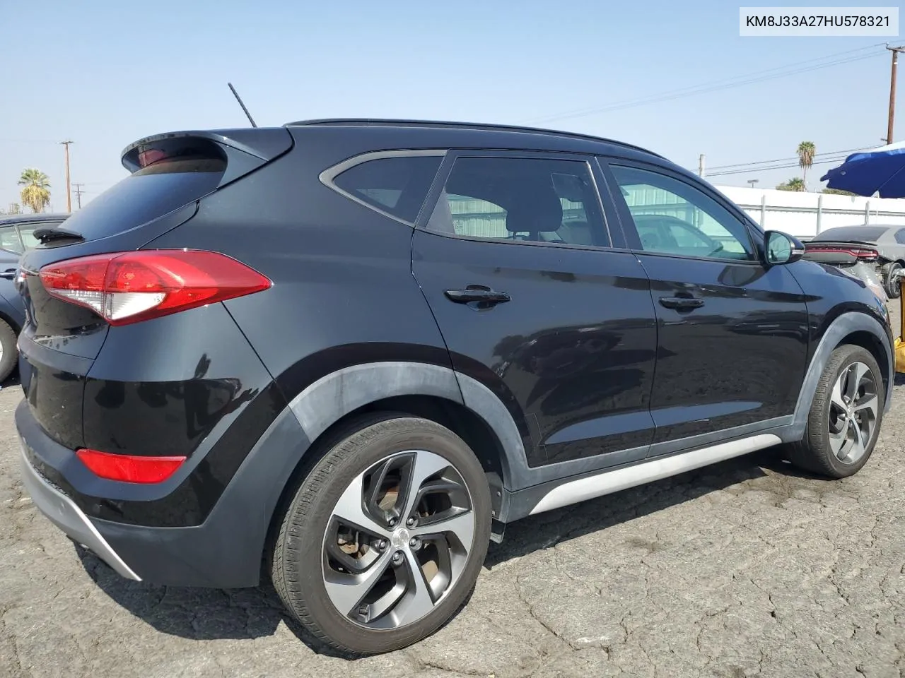 2017 Hyundai Tucson Limited VIN: KM8J33A27HU578321 Lot: 76106194