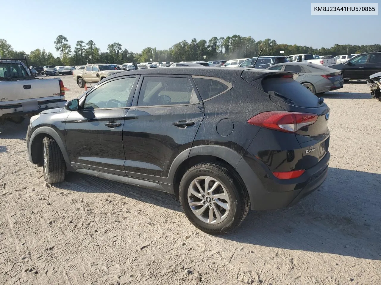 2017 Hyundai Tucson Se VIN: KM8J23A41HU570865 Lot: 76123674