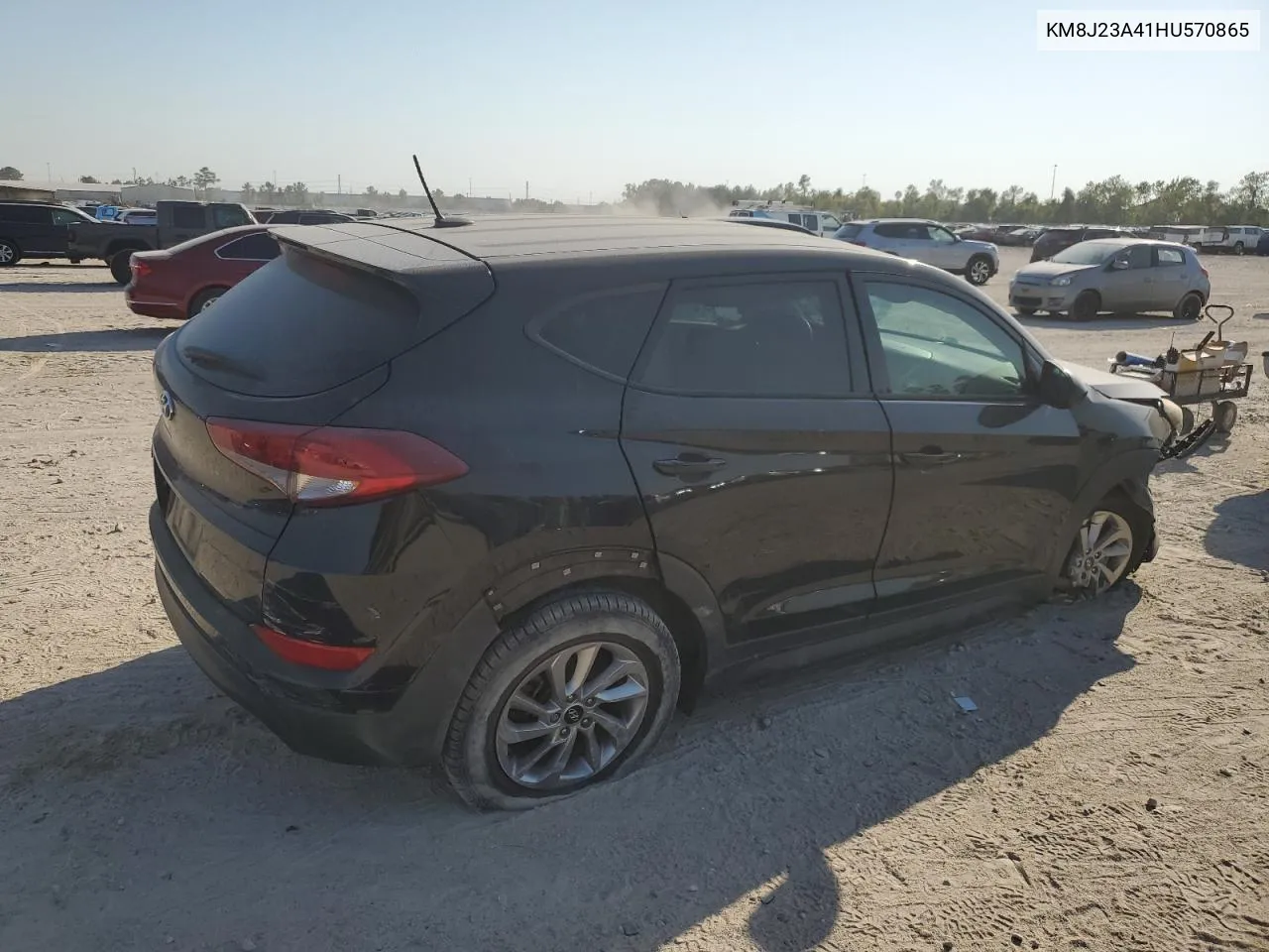 2017 Hyundai Tucson Se VIN: KM8J23A41HU570865 Lot: 76123674