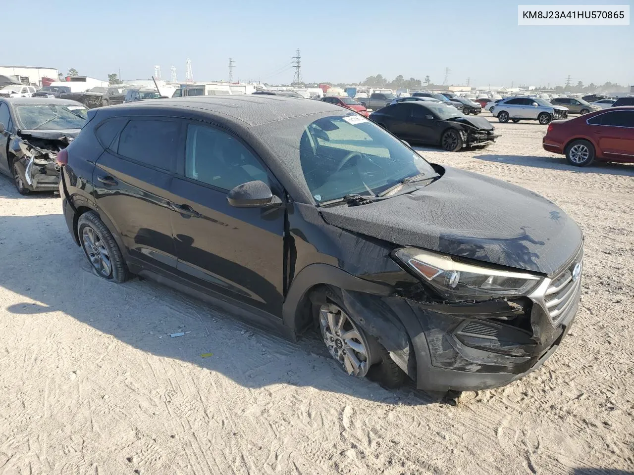 2017 Hyundai Tucson Se VIN: KM8J23A41HU570865 Lot: 76123674