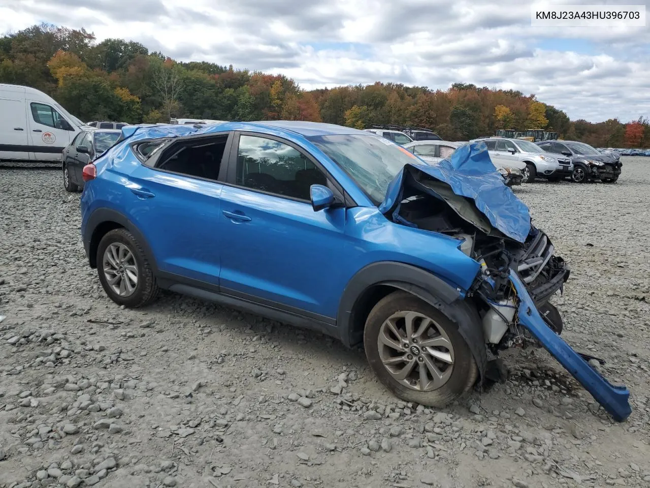 2017 Hyundai Tucson Se VIN: KM8J23A43HU396703 Lot: 76165494