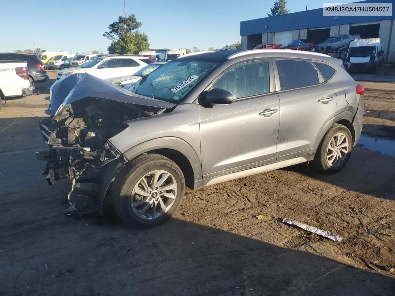 2017 Hyundai Tucson Limited VIN: KM8J3CA47HU504527 Lot: 76189224