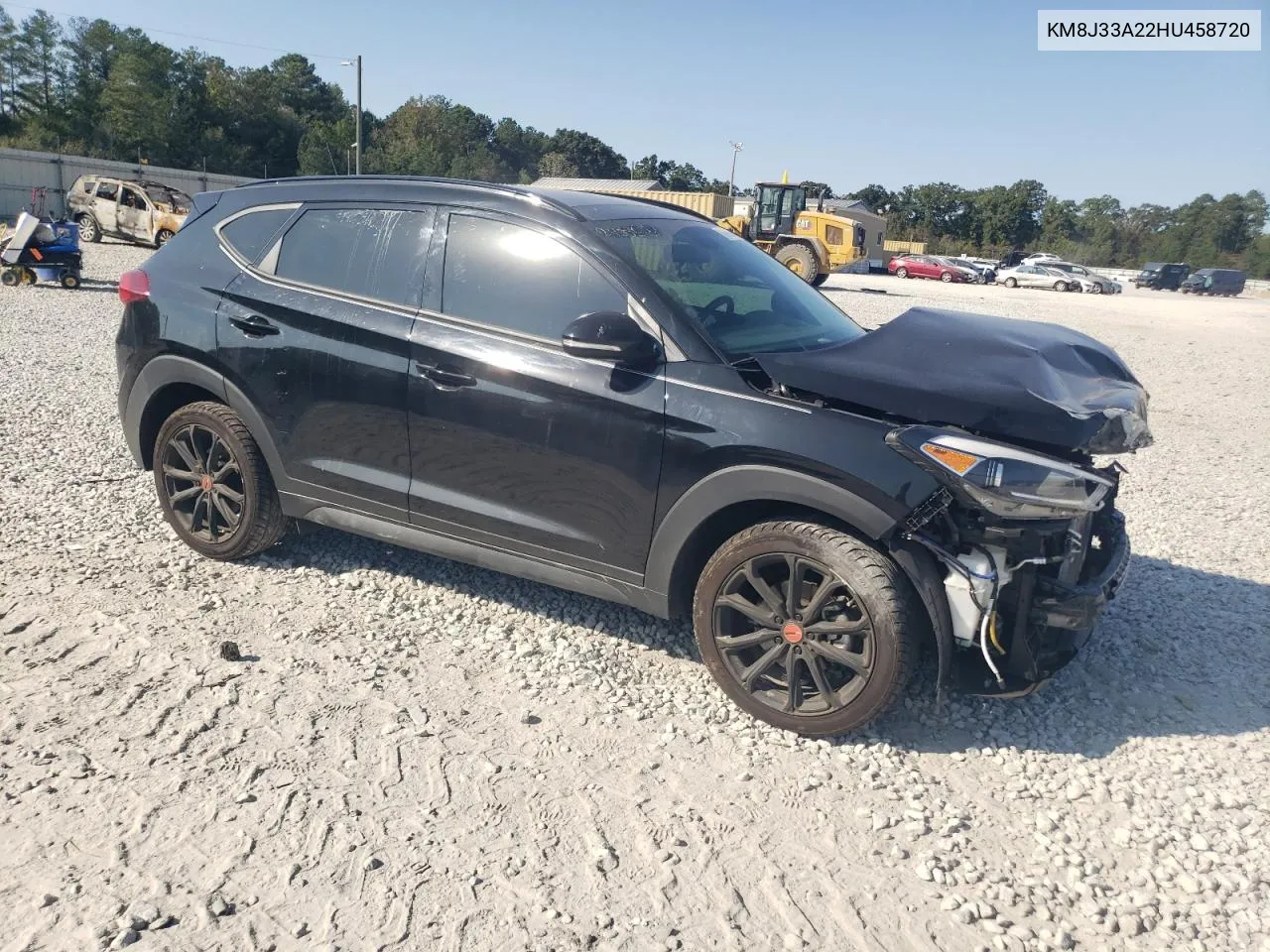 2017 Hyundai Tucson Limited VIN: KM8J33A22HU458720 Lot: 76191594