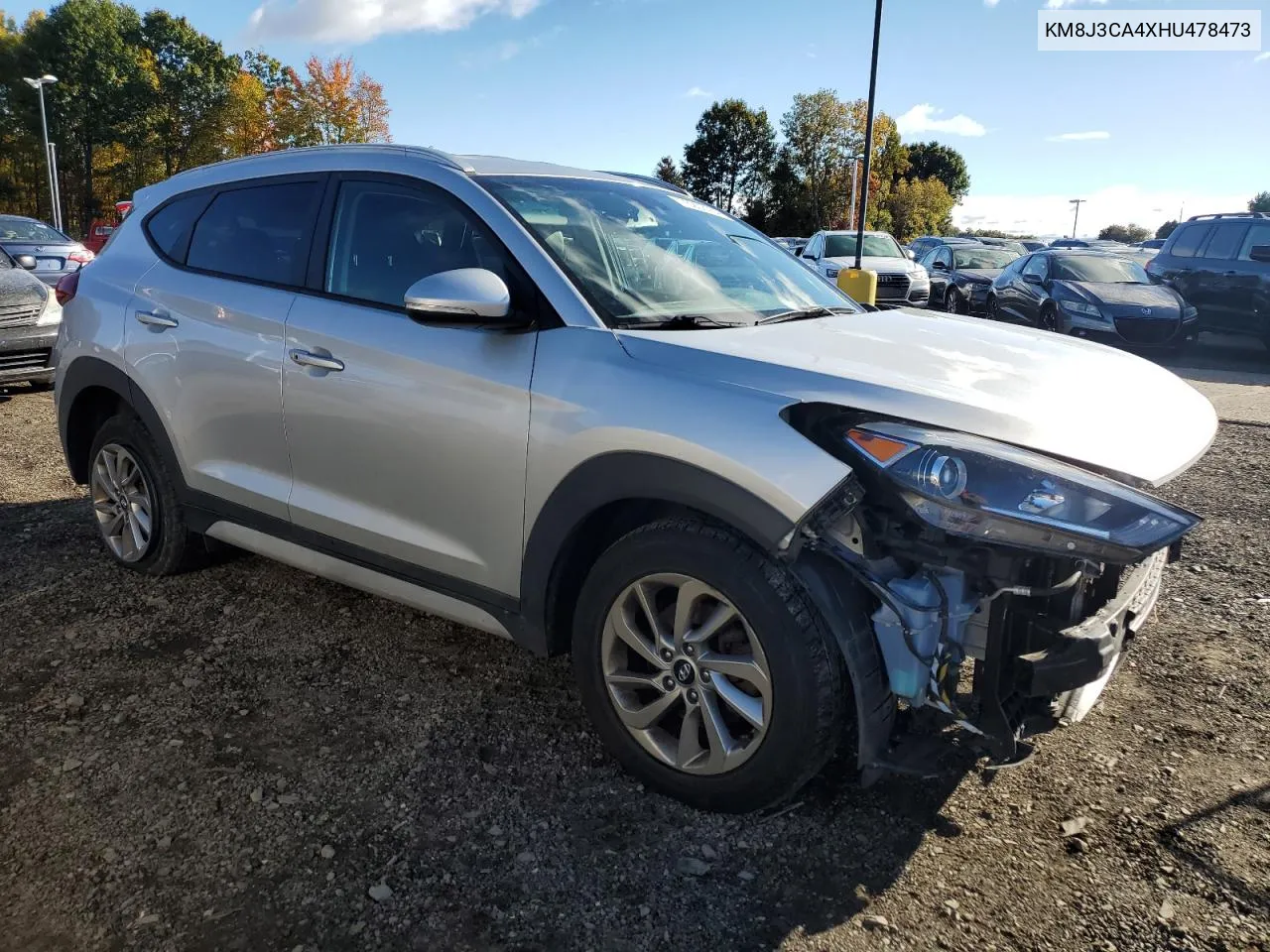 2017 Hyundai Tucson Limited VIN: KM8J3CA4XHU478473 Lot: 76200154