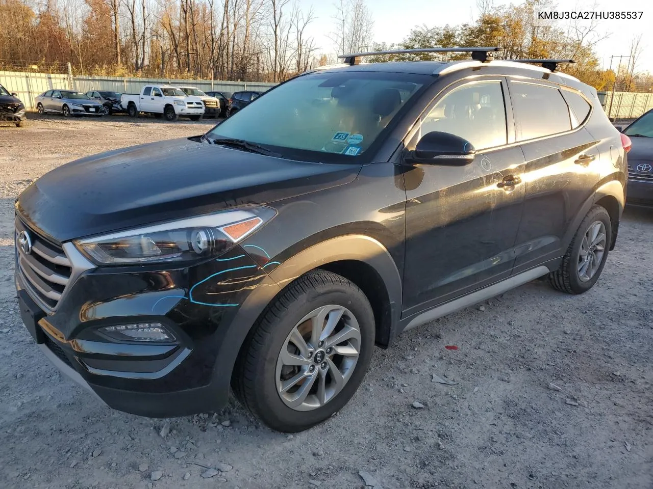 KM8J3CA27HU385537 2017 Hyundai Tucson Limited