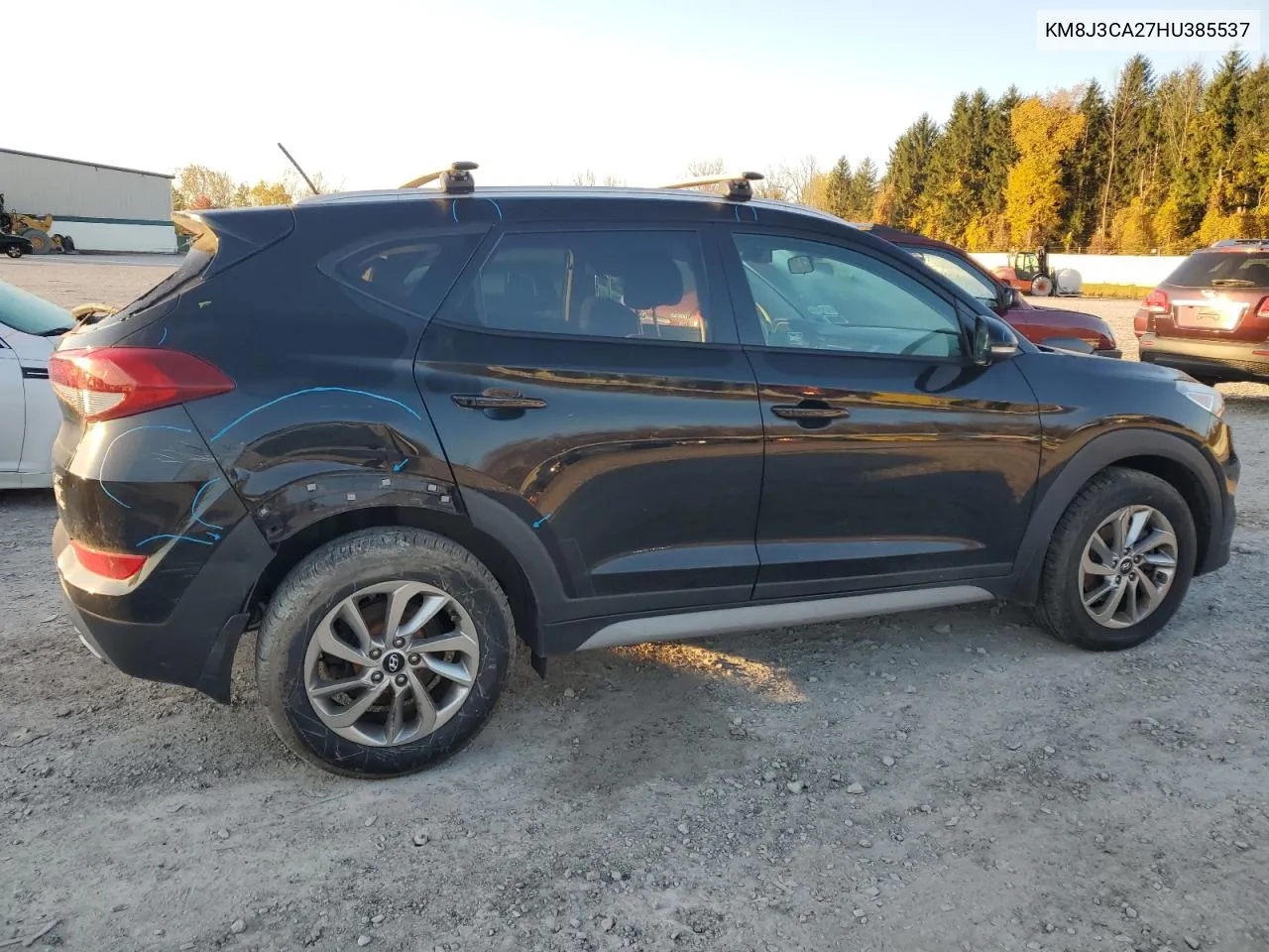 2017 Hyundai Tucson Limited VIN: KM8J3CA27HU385537 Lot: 76261894