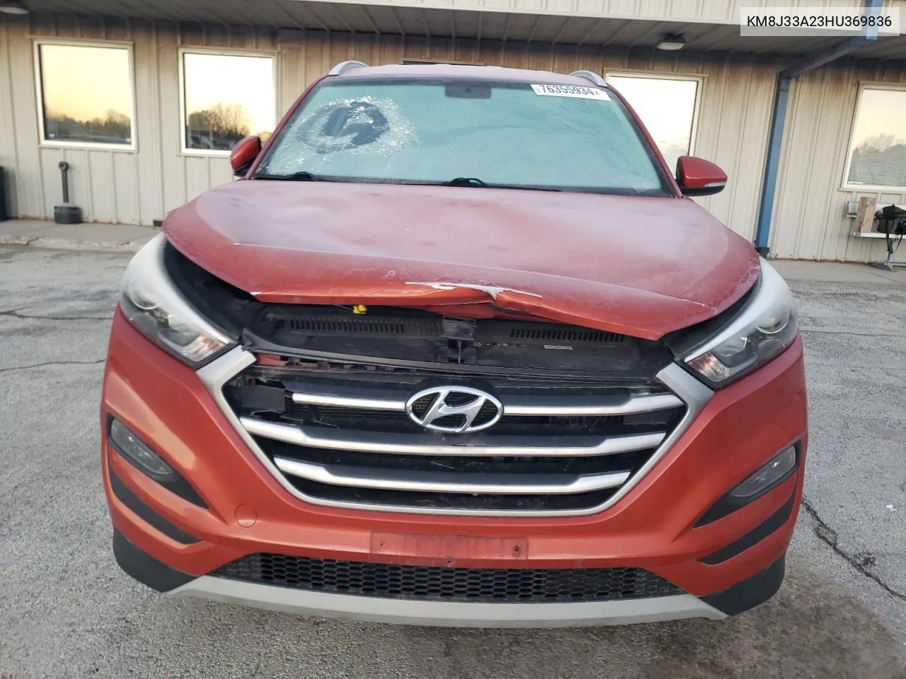 2017 Hyundai Tucson Limited VIN: KM8J33A23HU369836 Lot: 76355934