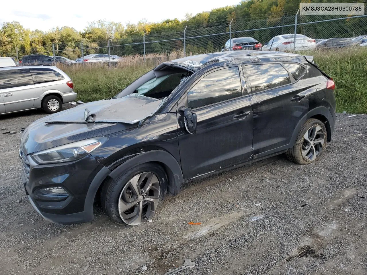 2017 Hyundai Tucson Limited VIN: KM8J3CA28HU300785 Lot: 76488834