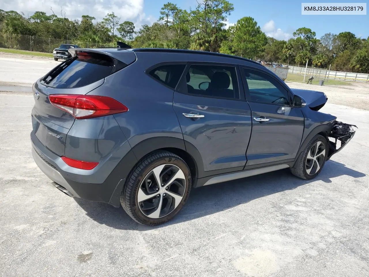 2017 Hyundai Tucson Limited VIN: KM8J33A28HU328179 Lot: 76494234