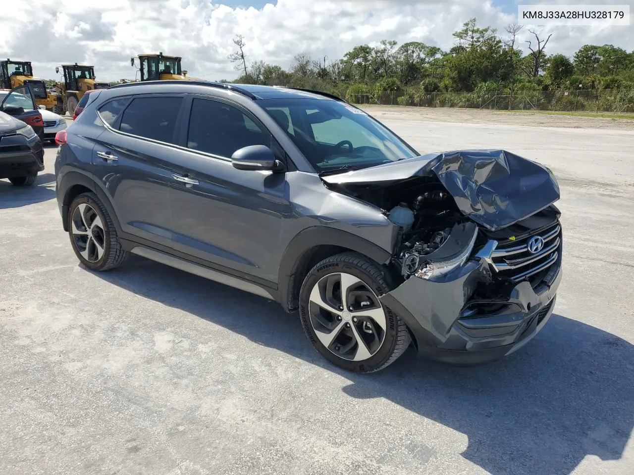 2017 Hyundai Tucson Limited VIN: KM8J33A28HU328179 Lot: 76494234