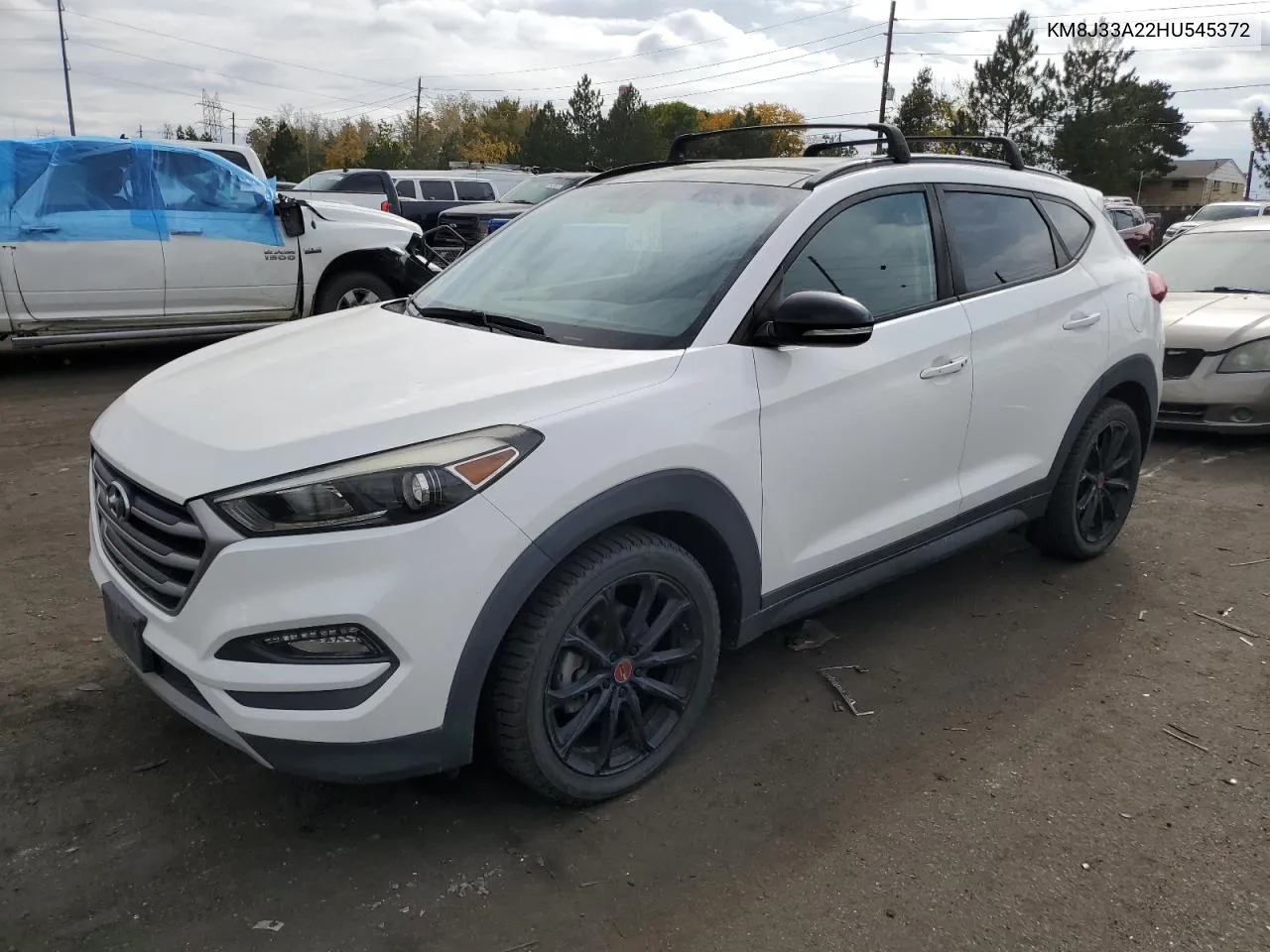 2017 Hyundai Tucson Limited VIN: KM8J33A22HU545372 Lot: 76736004