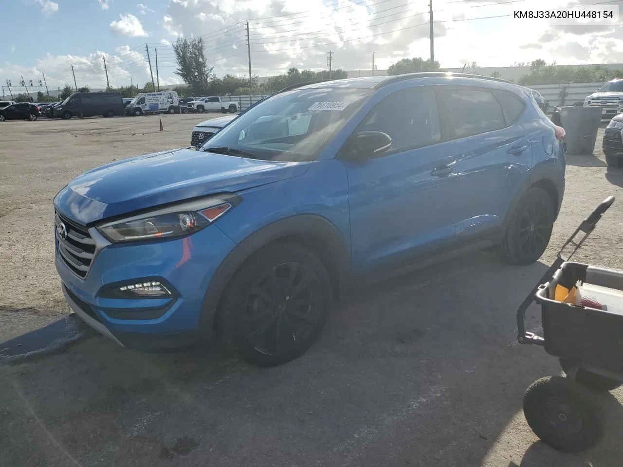 2017 Hyundai Tucson Limited VIN: KM8J33A20HU448154 Lot: 76810954