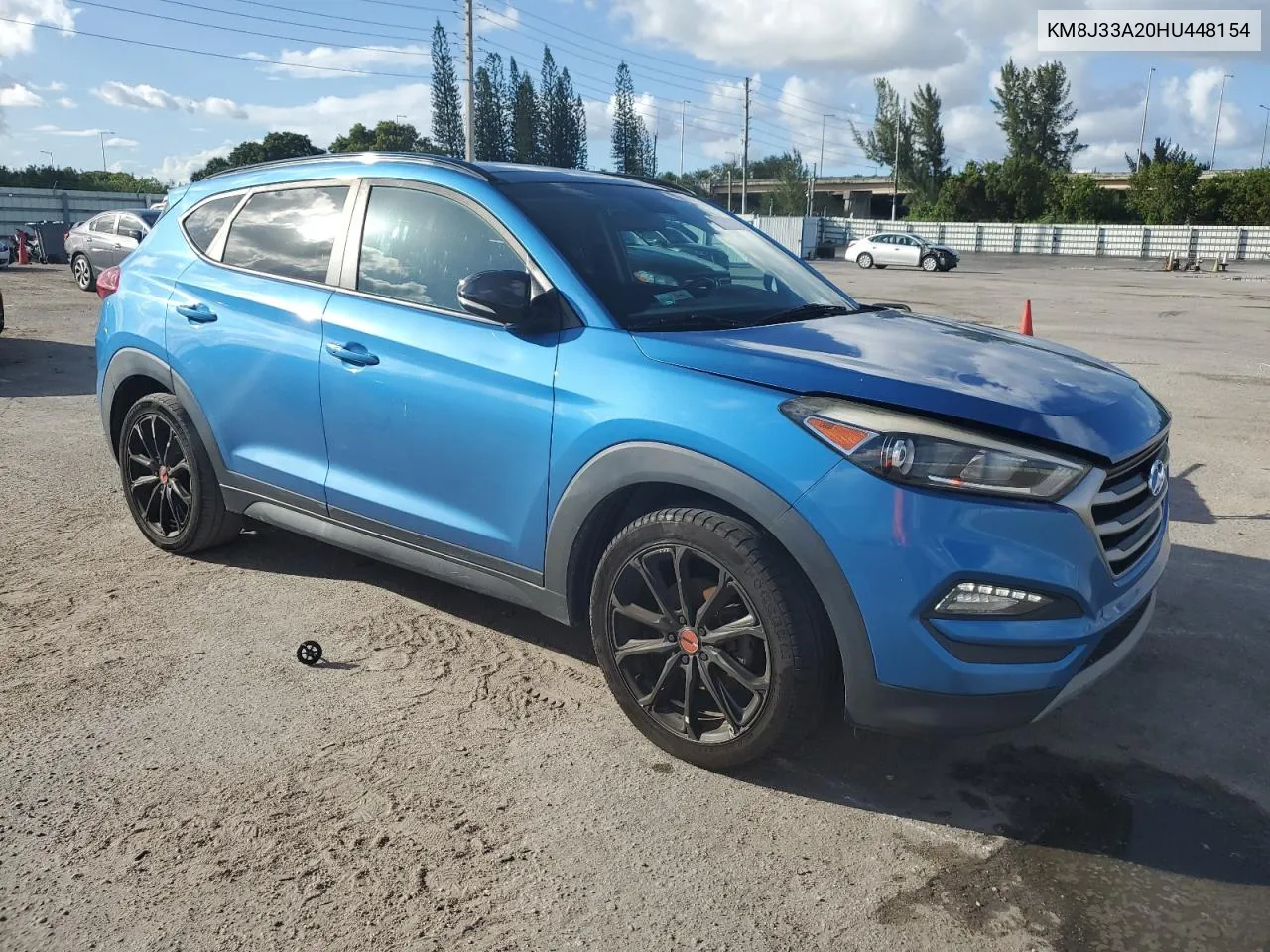 2017 Hyundai Tucson Limited VIN: KM8J33A20HU448154 Lot: 76810954