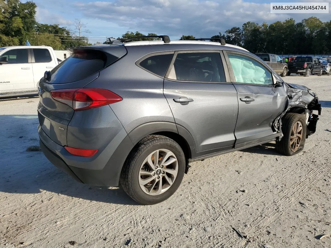 2017 Hyundai Tucson Limited VIN: KM8J3CA45HU454744 Lot: 76826044