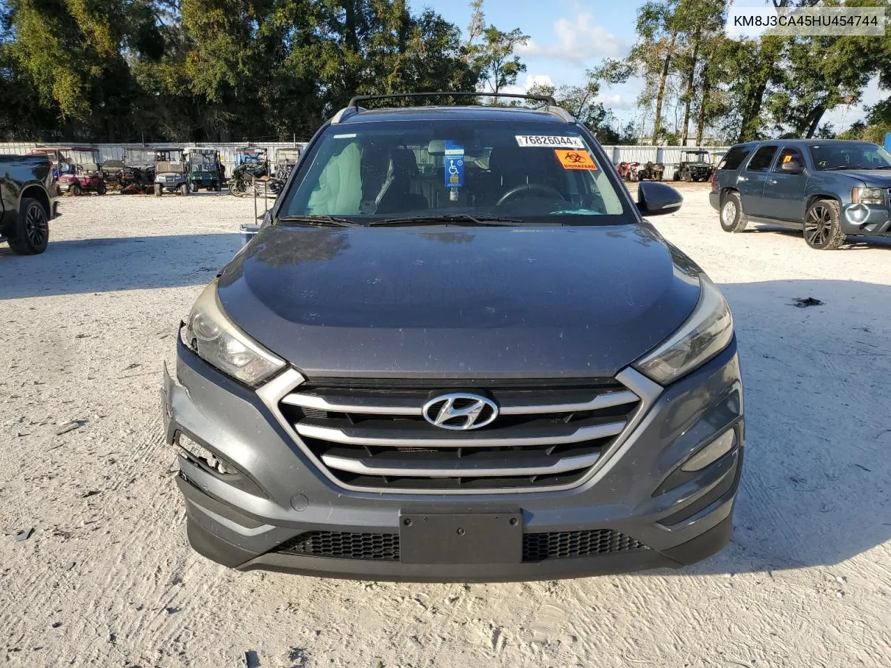 2017 Hyundai Tucson Limited VIN: KM8J3CA45HU454744 Lot: 76826044