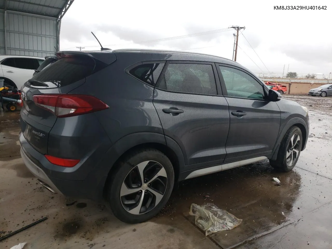 2017 Hyundai Tucson Limited VIN: KM8J33A29HU401642 Lot: 76953374